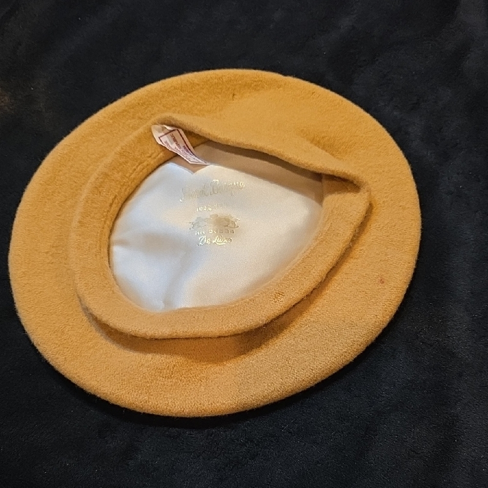 Elegant Mustard Beret Basque De LUXE RN 58534